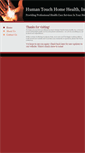 Mobile Screenshot of humantouchathome.com